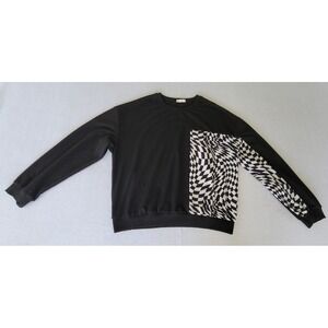 rumwe Long Sleeve Black‎ And White sweater Size Large